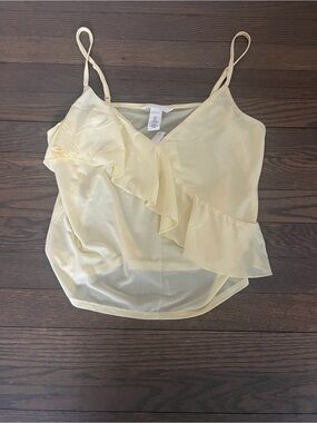H&M Yellow Sheer Camisole